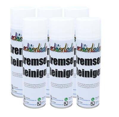 6x 500mL BREMSENREINIGER BRAKE CLEANER UNIVERSAL TEILE REINIGER ENTFETTER