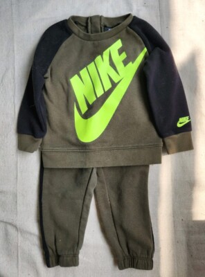 Nike Futura Crew Tracksuit Set Baby Toddler Piece Winter Green