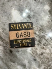 Sylvania Electronic Tube 6AS8 NOS