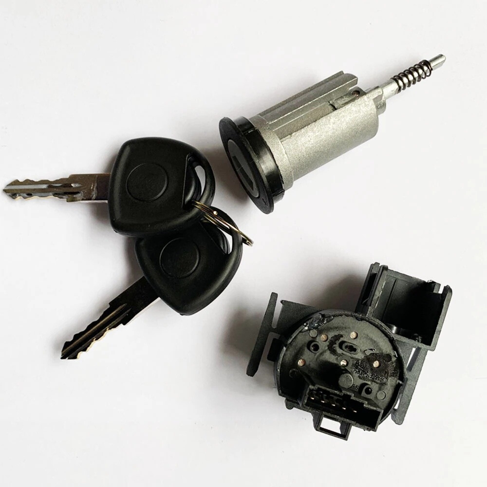 Ignition Switch & Barrel & 2 Keys For Vauxhall Combo C MerivaA CorsaC