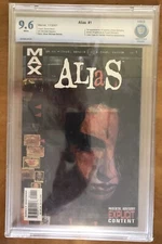 Alias #1 CBCS 9.6 1st Appr Jessica Jones Cover A Marvel MAX 2001 Not CGC