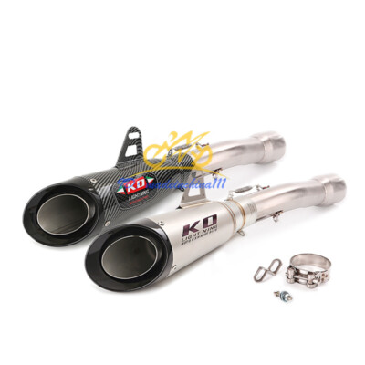 For Yamaha FZ1 2006-2016 Exhaust System Tip Muffler + Mid Link Pipe Slip-on 51mm