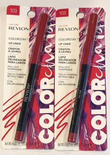 (2) Revlon Color Change Colorstay Lip Liner, 103 On Fire - Picture 1 of 1