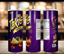 Takis  Stainless Steel Skinny Tumbler 20 Oz Insulated Cup w/Lid & Straw-Other
