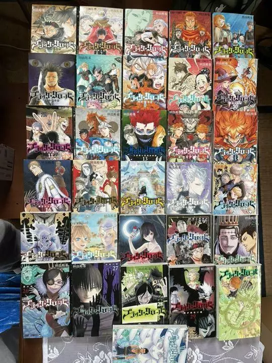 Black Clover Manga Set: Yuki Tabata: : Books