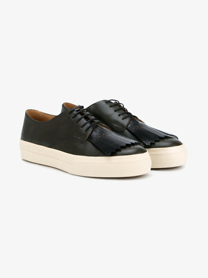 Dries van Noten Fransen Sneaker in braunem Leder, Gr. 41,5 / UK 7,5 - Neu mit Karton 475£