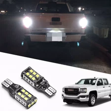 For Chevy Silverado 1500 2500 3500 6000K White LED Backup Reverse Light Bulbs 2X