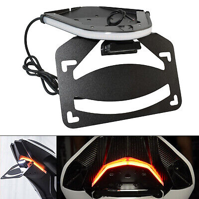 Led Tail Light Turn Singal License Plate Holder Kit For Bmw S1000rr 19 21 Ebay