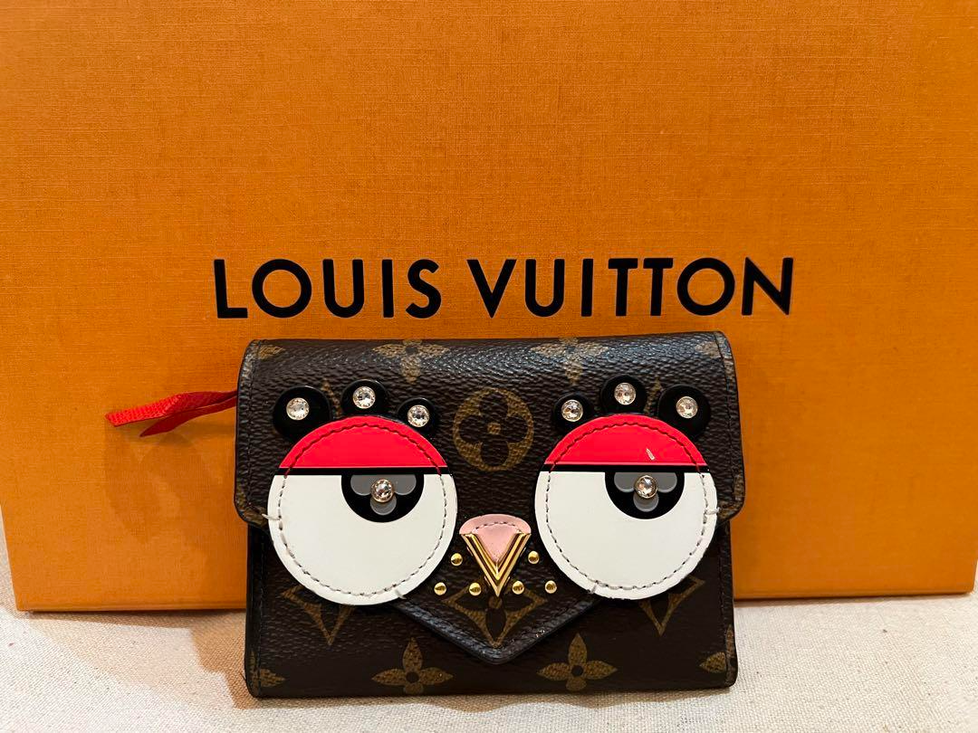 Authentic LOUIS VUITTON Monogram (Lovely Bird) portefeuille