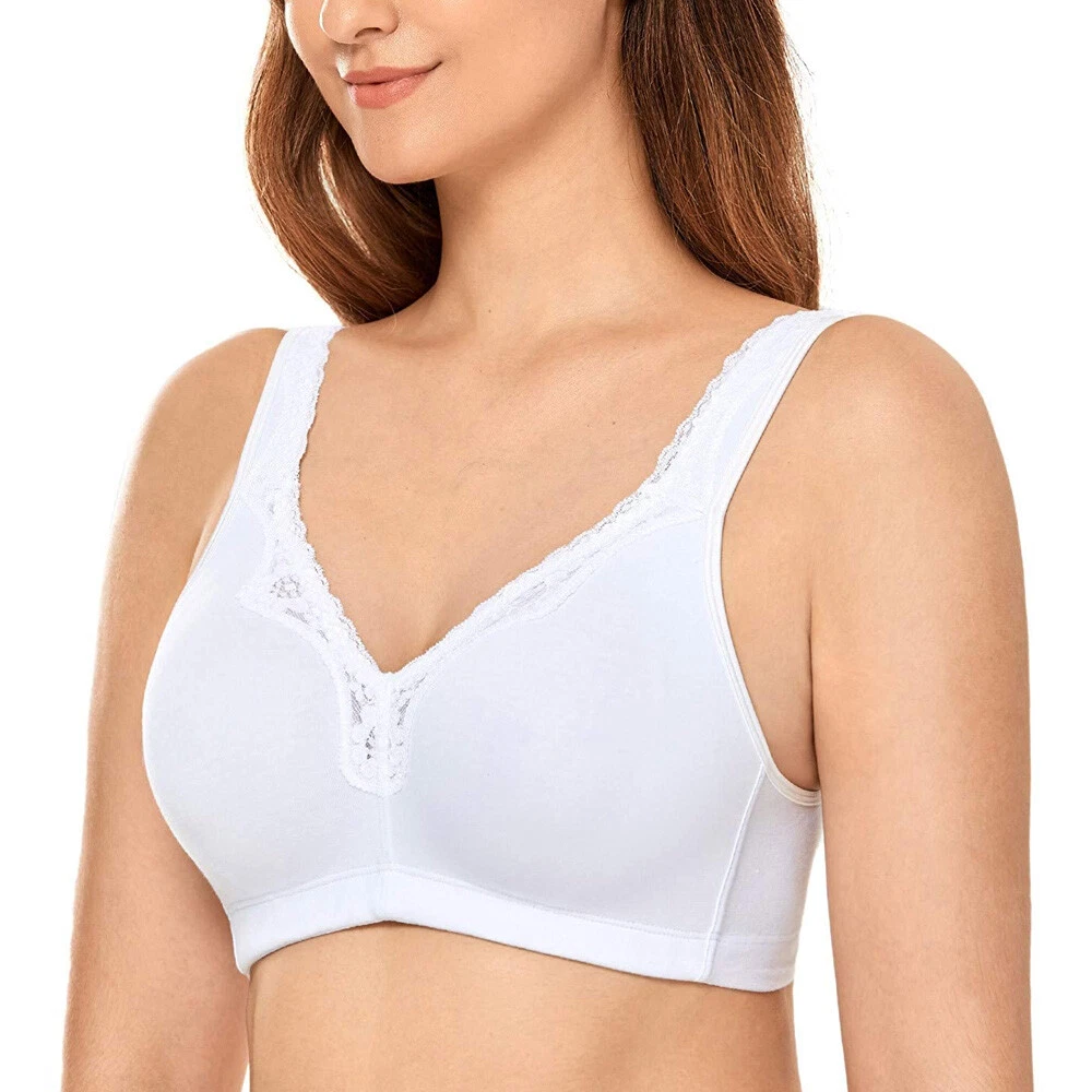 Aimly Women's Cotton Non-Padded Low Coverage Sports Bra - Beige