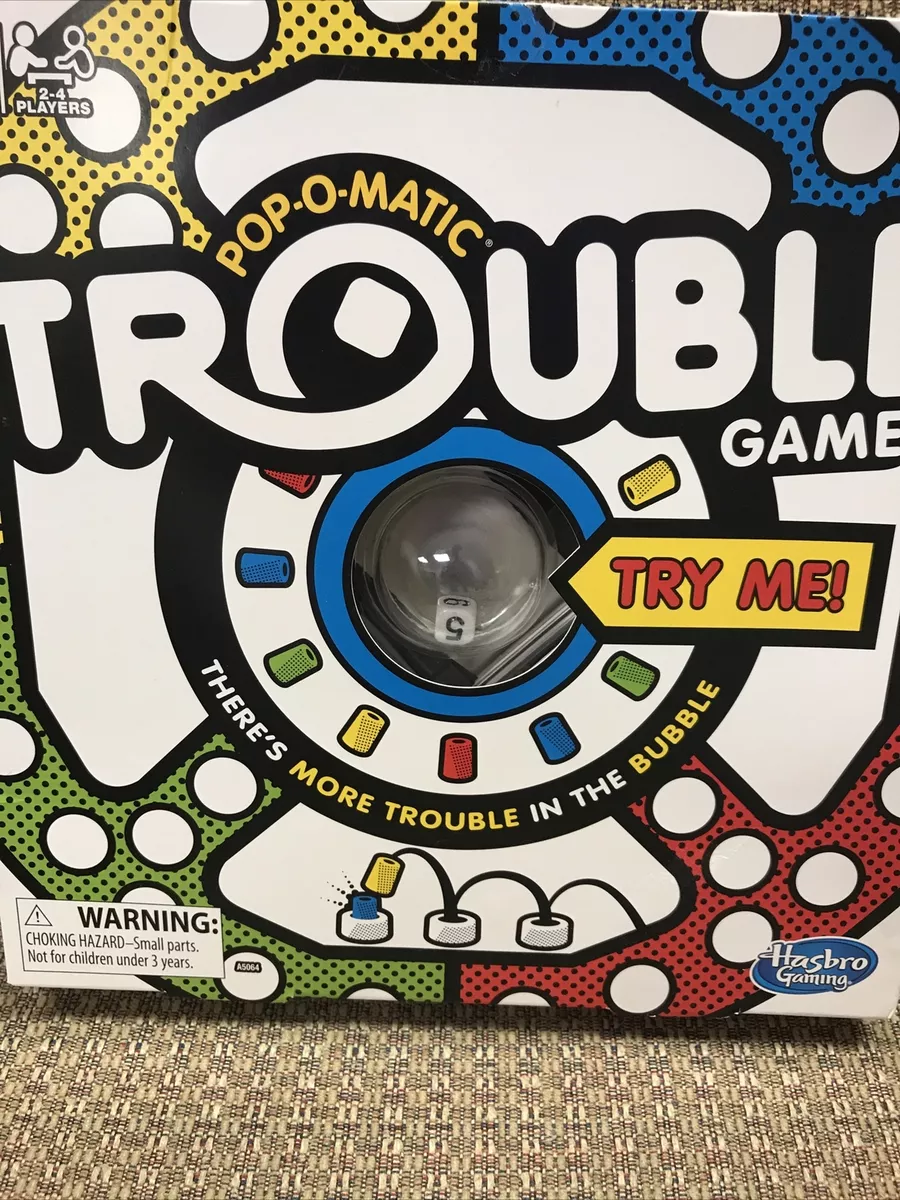 Hasbro Trouble Board Game, Board Game for 2 to 4 Players, for Kids