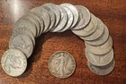 20 90% Silver Half Dollars - 19 Franklins & 1 Walking Liberty - Various dates