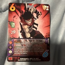 Stain - Character Card 64/117 Uncommon My Hero Academia The Card Game Card Stock