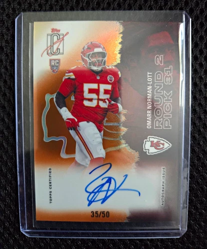 2025 Topps Signature Omarr Norman-Lott Rookie Class Autographs (RAW)