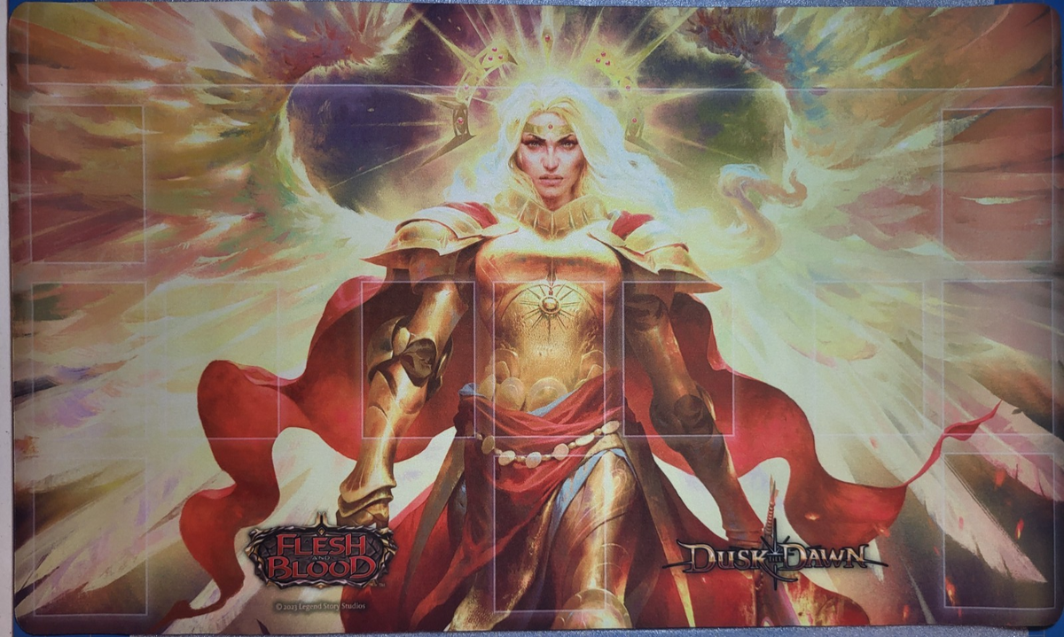 Flesh and Blood War Cry of Bellonaプレイマット Flesh And Blood Bellona, Archangel of War Champion Playmat FaB
