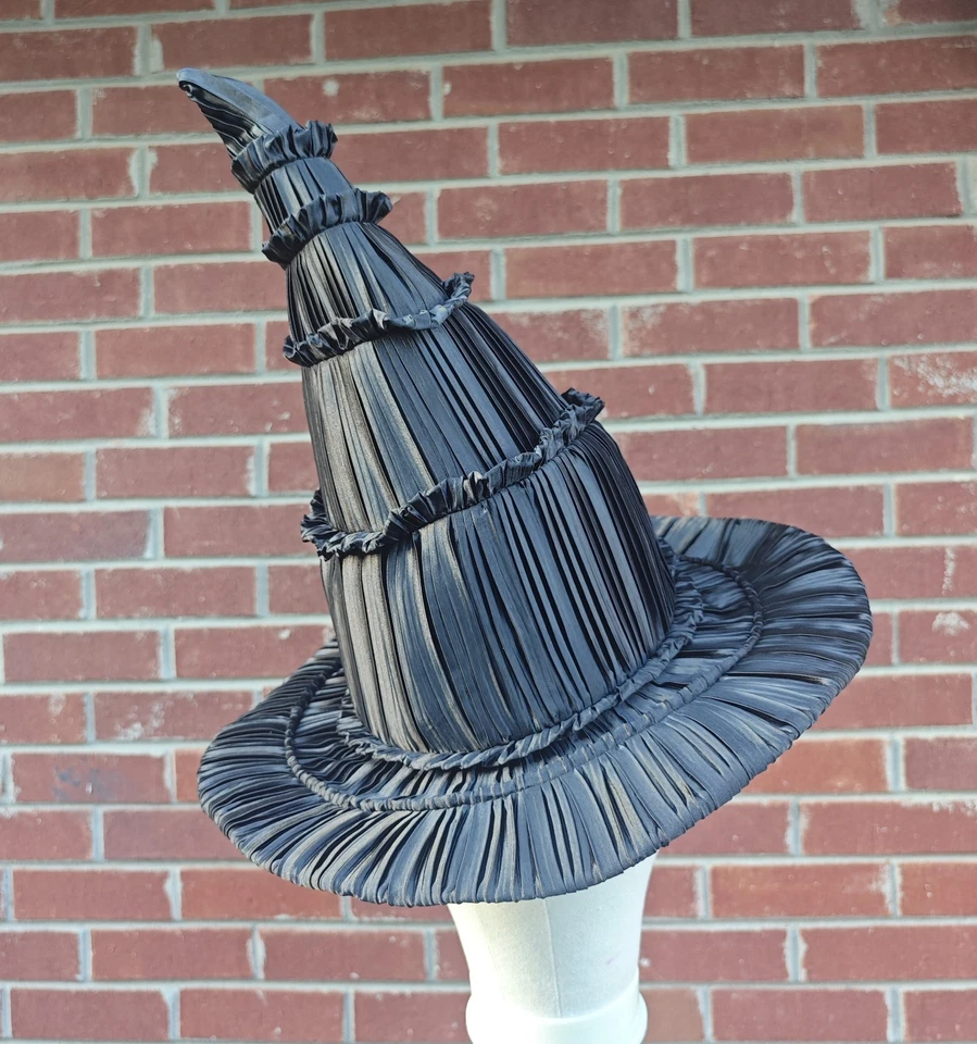 Elphaba Cosplay Costume Handmade Wicked Broadway Musical Witch Hat - Image 4 of 4