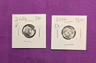2026 P & D Emerging Liberty Dimes "BU"  In Coin Flips! **FREE SHIPPING**#wj536