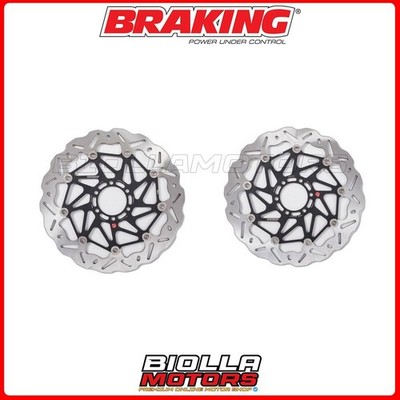 SATZ BREMSSCHEIBEN VORNE BRAKING YAMAHA YZF R 750 1994 - [WAVE FLOATING] WK00