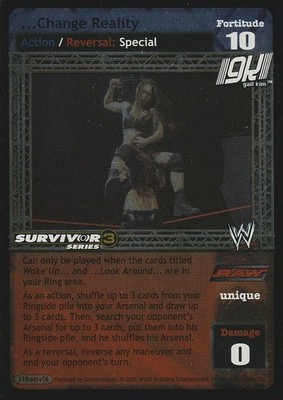 Change Reality (SS3) Played WWERD: Gail Kim and Molly Holly
