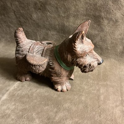 Vintage Syrocco Wood Scotty Dog Pen/Pencil Holder Minor As Is 1930S
