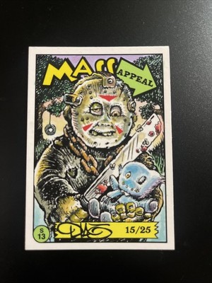 Garbage Pail Kids Mass Appeal Jason Voorhies Friday The 13th 15/25 Luis Diaz Art