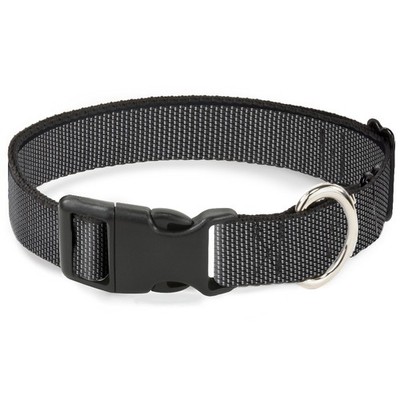 Plastic Clip Collar Dot Black/White WIDE-Large 20-31'' (US IMPORT)