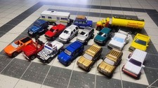 Vintage Micro Machines Lot of 16 Trucks SUV Trailer 1990s Galoob