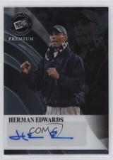 2024 Leaf Press Pass Premium Retro Auto /49 Herman Edwards #RA-HE1 Auto 0o4t