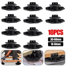 10 Pack Decking Pedestal Adjustable Height Plastic Decking Feet 18MM-60MM