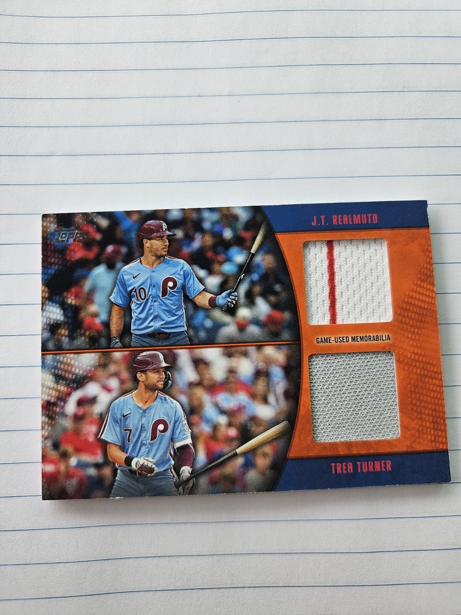 2025 TOPPS SERIES 2 BASEBALL JT. REALMUTO / TREA TURNER DUEL