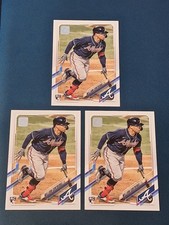 (3) William Contreras 2021 Topps Rookie Card #390 RC Milwaukee Brewers