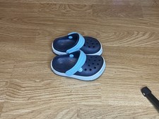 Crocs Navy Blue Crocband Slip On Clog Shoes Child Toddler Size 4-5