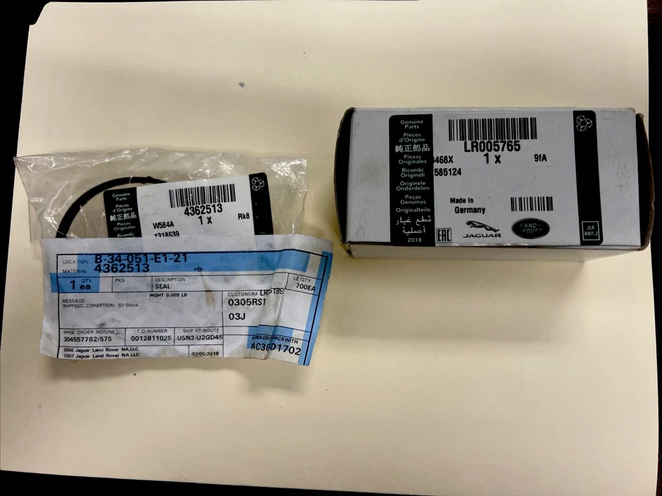 Termostato y junta originales Land Rover Range Rover LR3 SPORT LR005765 4362513 Foto 4 de 4