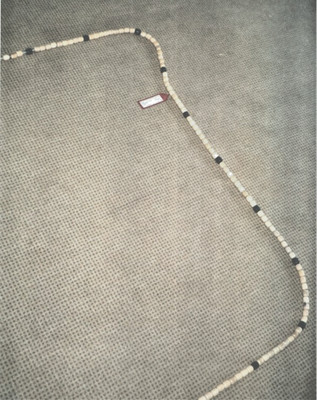 Geschichts-Kette. Länge 3,40m 1500vChr bis 2000nChr Holzkugeln für Schule Incl V