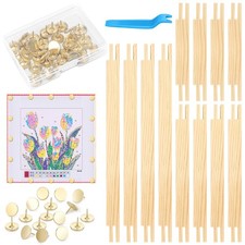 12 PCS Needlepoint Stretcher Bars 3 Sizes Stretcher Bars for Needlework with ...