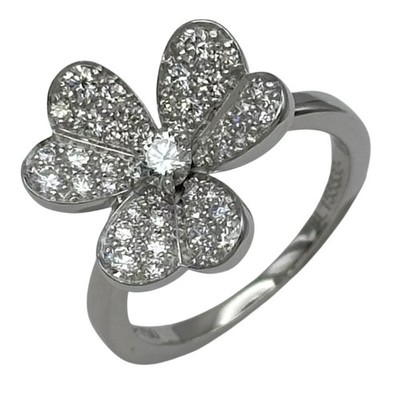 Van Cleef & Arpels Full Volling Ring Diamant 750 US#5-1/4 P0070654