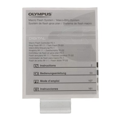 Olympus Macro Flash System Instruction Manual