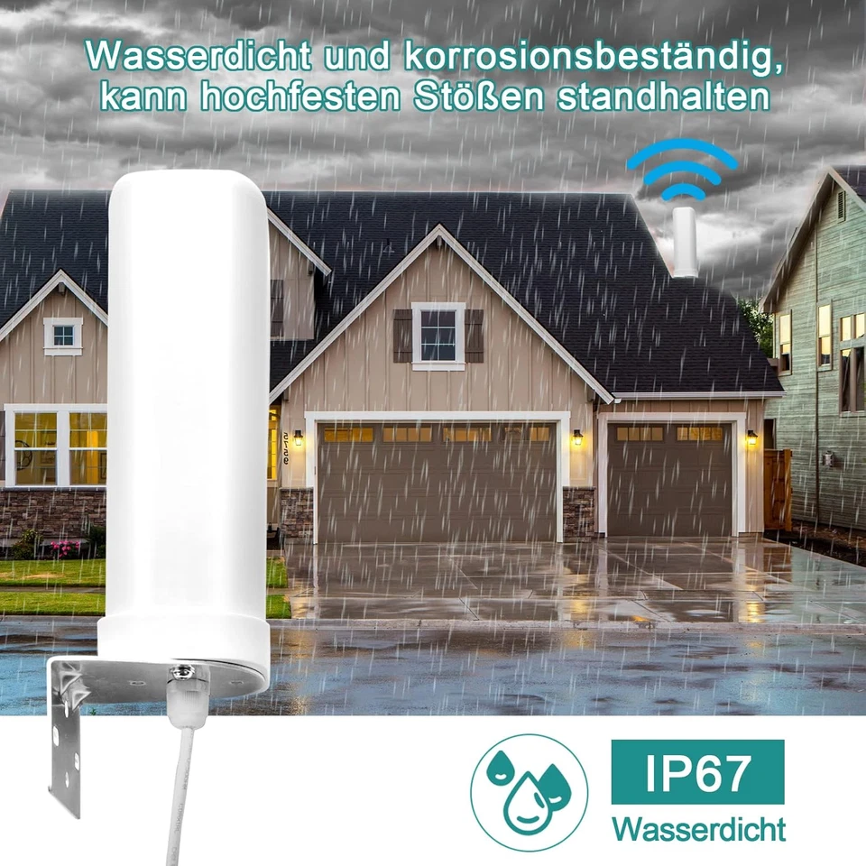 Antenna 4G LTE Connettore SMA Antenna SMA Da Esterno Omnidirezionale Impermeabil - Immagine 4 di 4