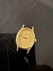 Vintage Seiko Watch Face Women 19mm Gold Tone Round