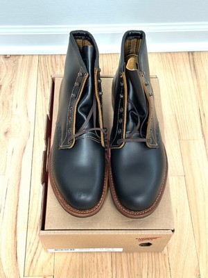 Red Wing Shoes 9060 Flatbox Beckman Black Klondike Boots Mens 10.5