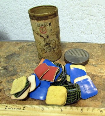 vintage Bowes Seal Fast patches Tire Tube Repair Kit - found in Alaska garage