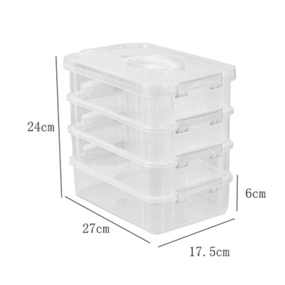 Stackable Storage Container Box Versatile Stack Carry Storage Box Space Saving