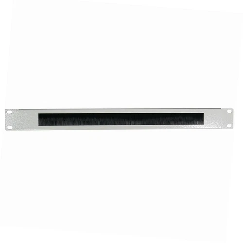 Kabeldurchführung mit Bürsteneinsatz für Serverschrank, 19 Zoll,Hellgrau