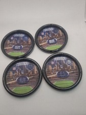 Coasters Set 4 Pk Round 3D CHANGING LOGO NEW NFL BRANDED