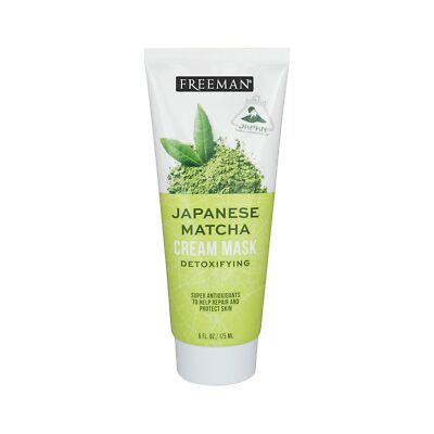 Freeman Exotic Blends Detoxifying Japanese Matcha Cream Facial Mask, 6 fl.oz./ 1