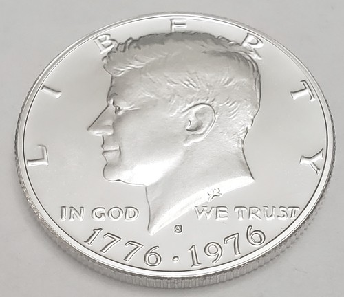 1776 1976 S Kennedy Bicentennial Half Dollar Mint Proof - Foto 6