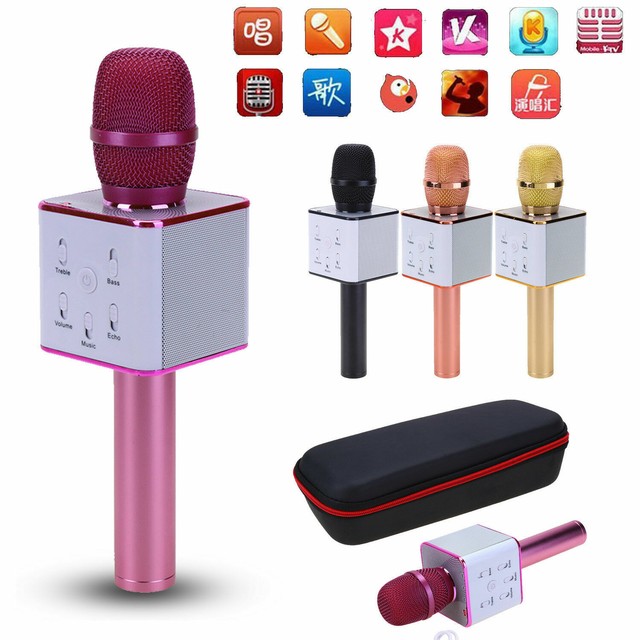 wireless microphone & hifi speaker q7 price