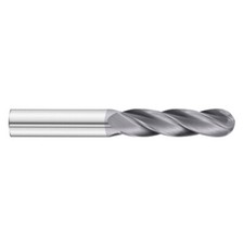 5/16" 4 Flute Ball Nose Long Carbide TiAlN Coated End Mill