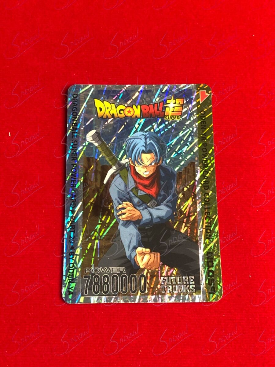 Dragon Ball Super Card TCG TRUNKS part 29 prism by Oden-Ya Rare Japan  Copyright