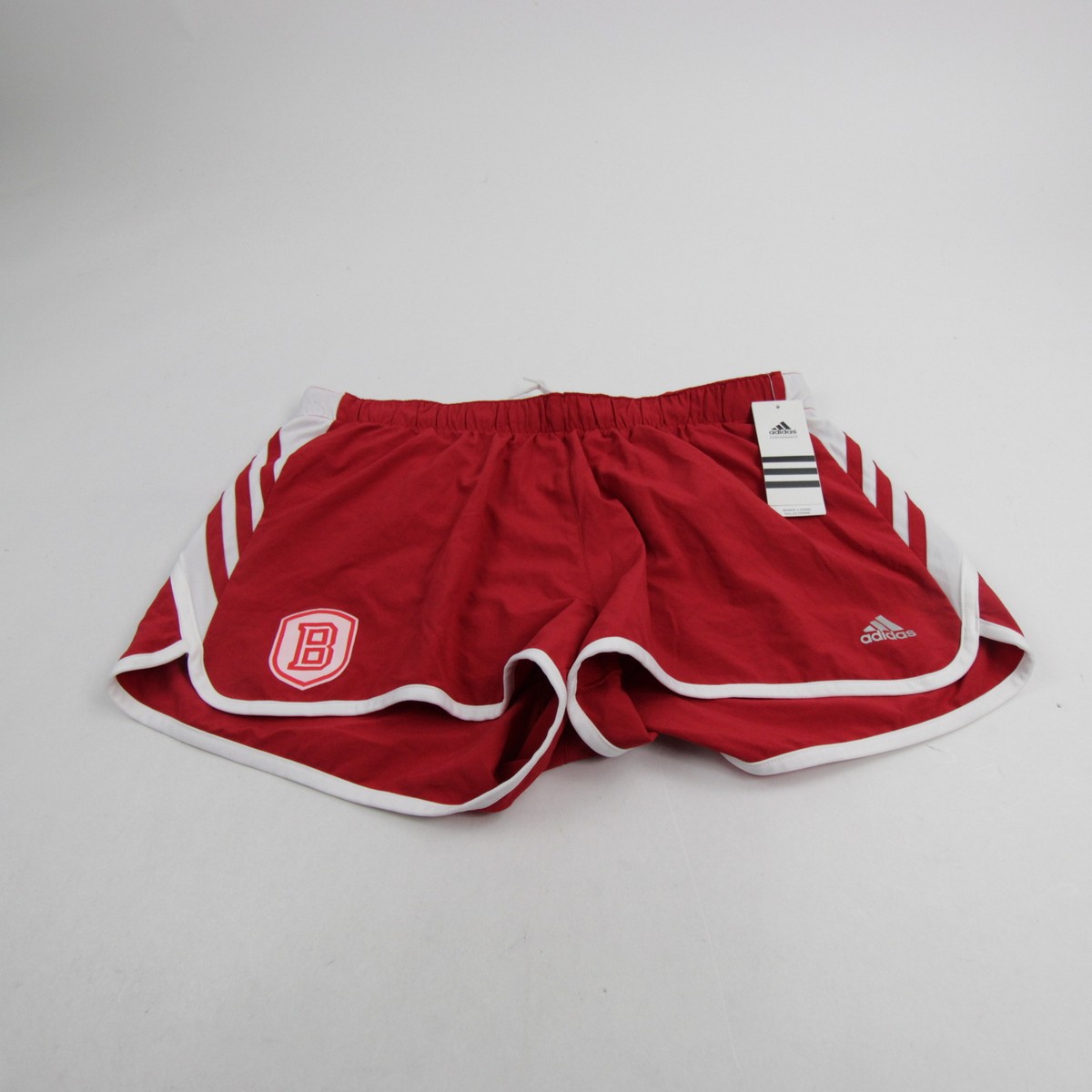 Adidas Womens Red Athletic Shorts Bradley Braves Adidas Climalite